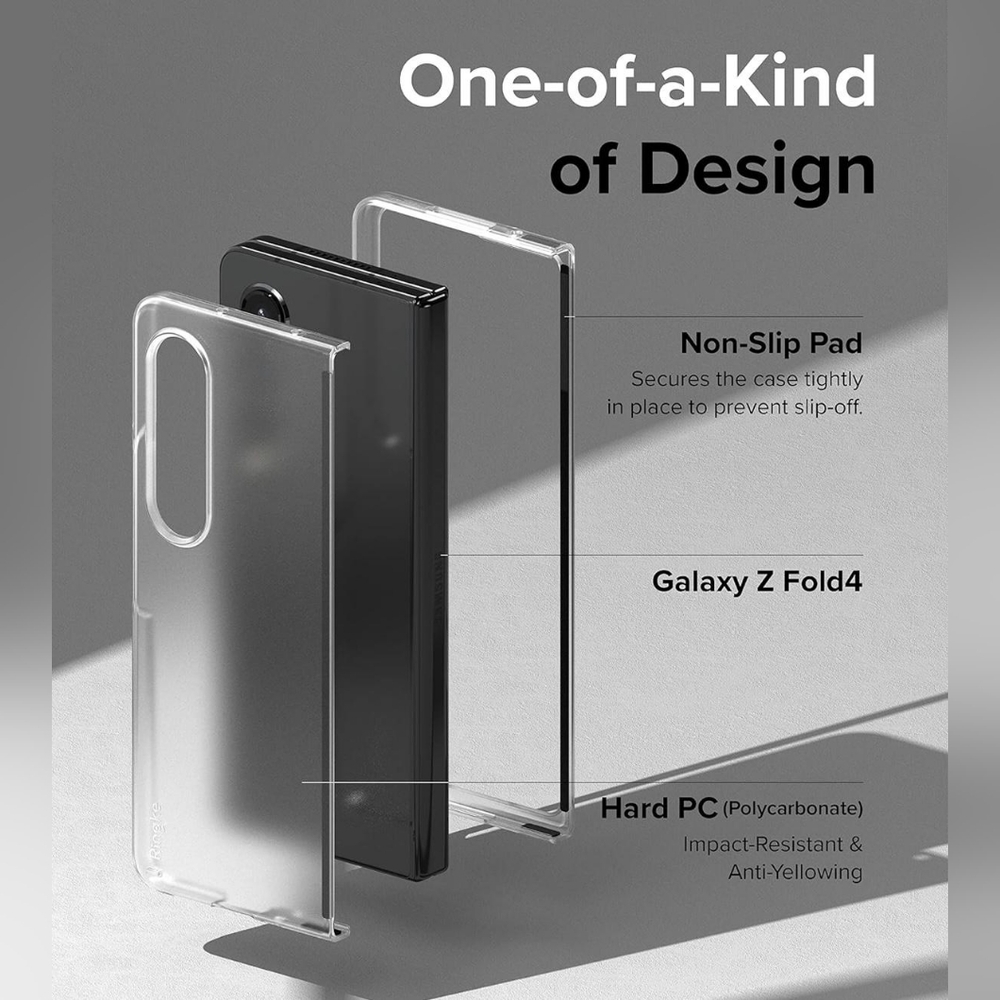 Clear Protective Case for Galaxy Z Fold4, ( Eco Package )